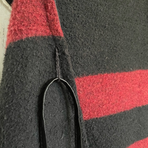 American Rag western style vest, Small, tie waist, wool blend, 4 front pockets - Picture 9 of 13